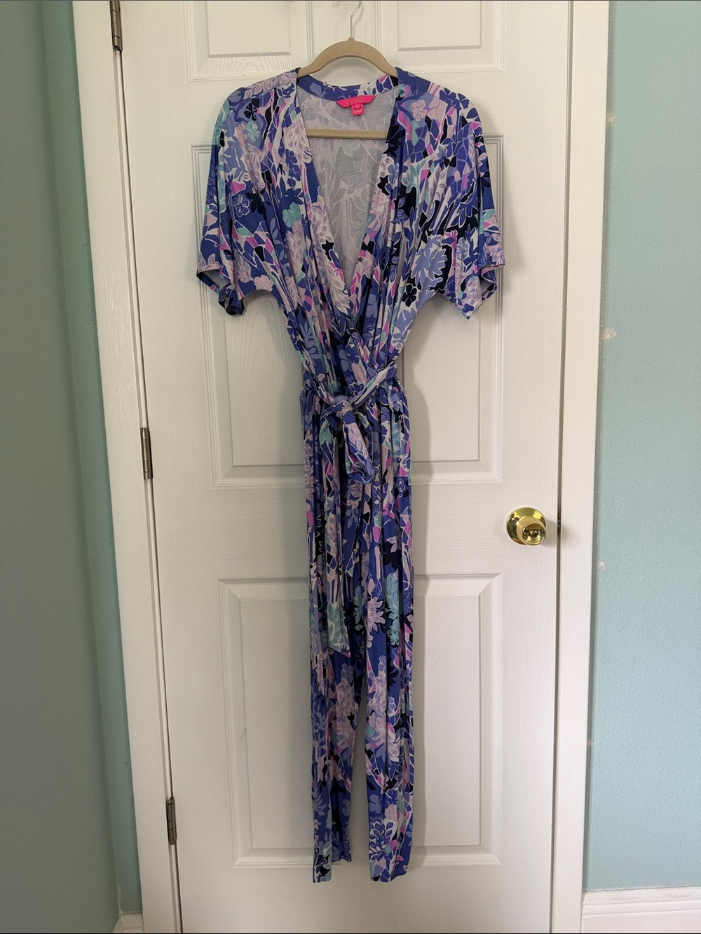 Lilly Pulitzer knit jumpsuit giraffe print